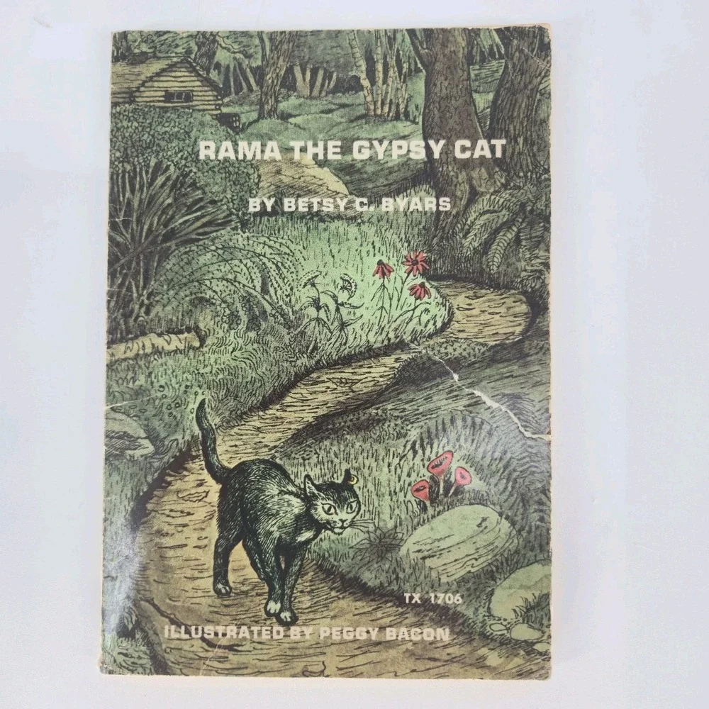 RAMA THE GYPSY CAT by Betsy C. Byars Vintage PB 1970 Scholastic 1st Printing